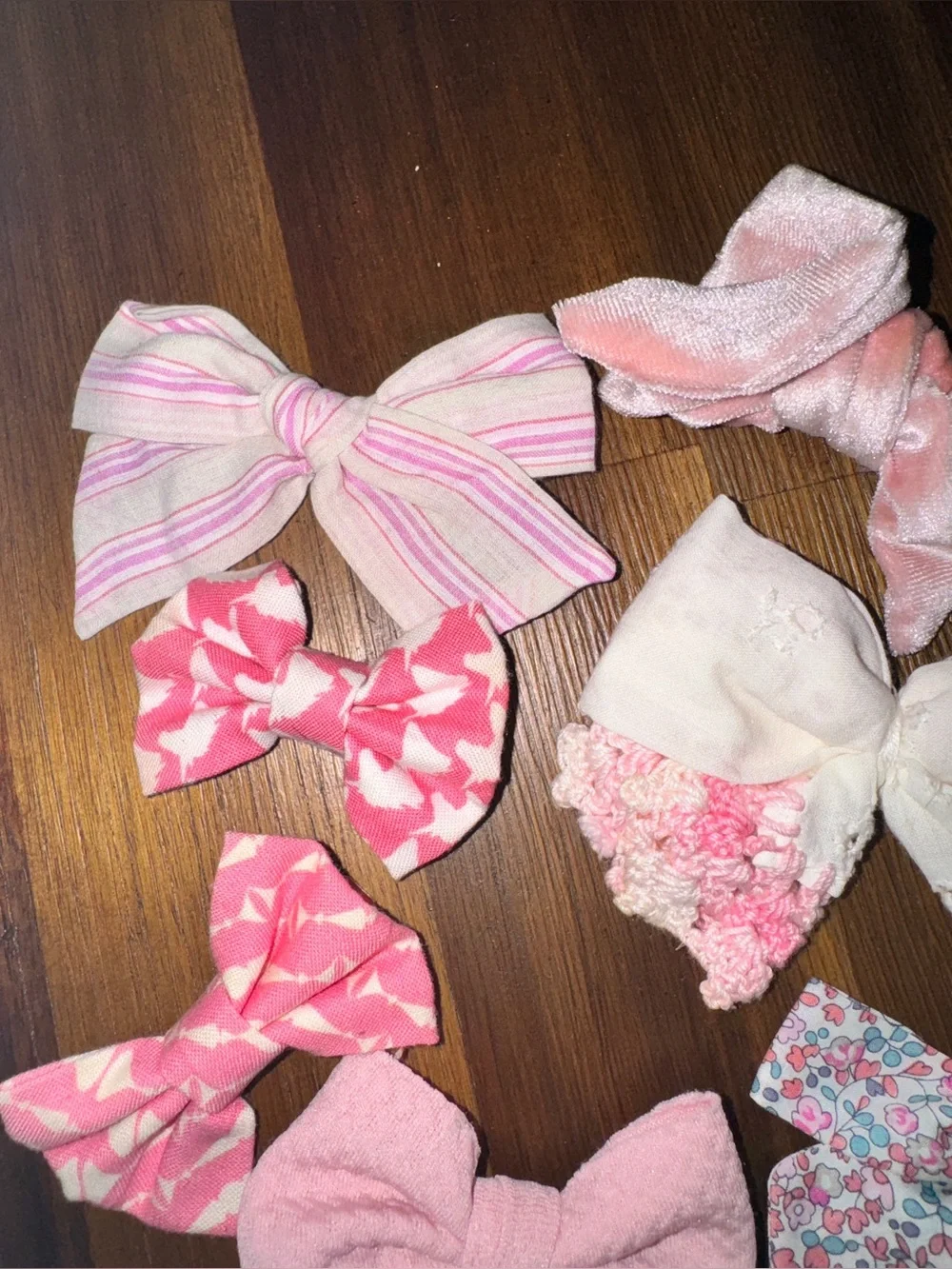 Boutique Girls Hair Bow Bundle Lot - 9 Pieces